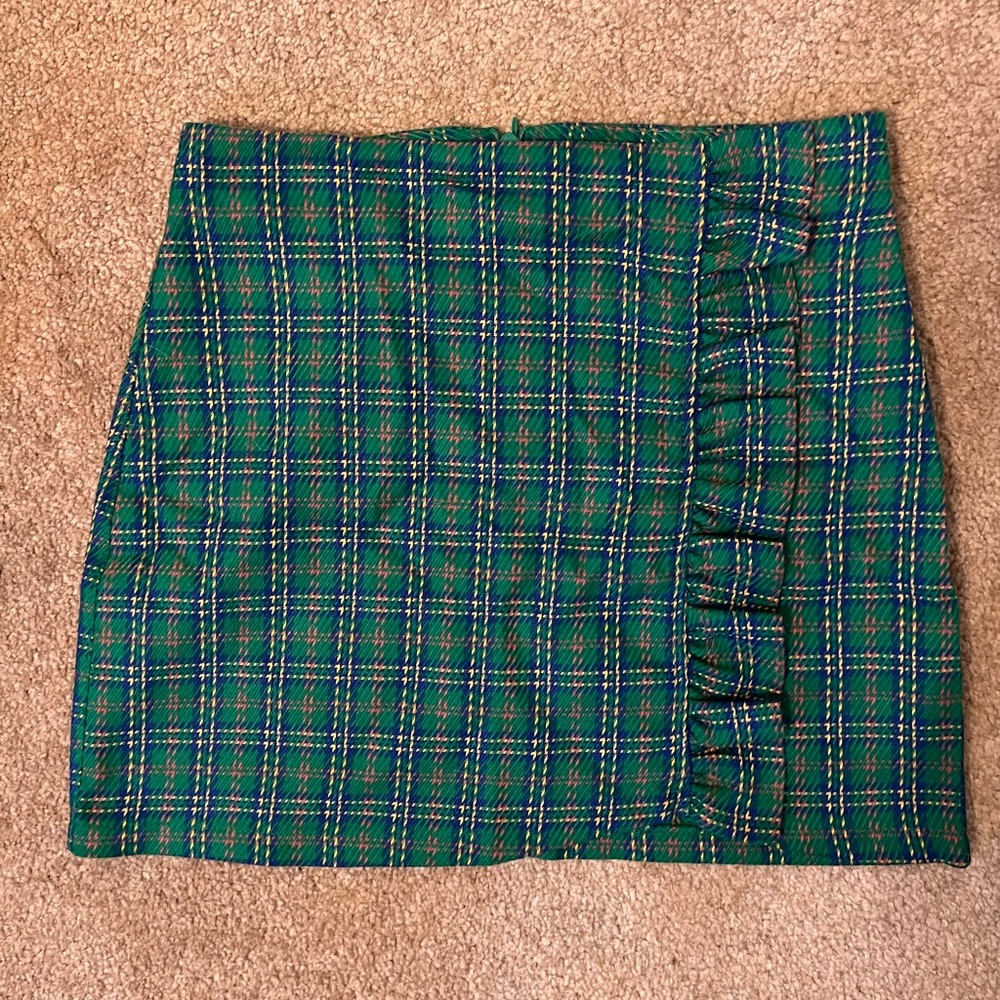Topshop plaid skirt